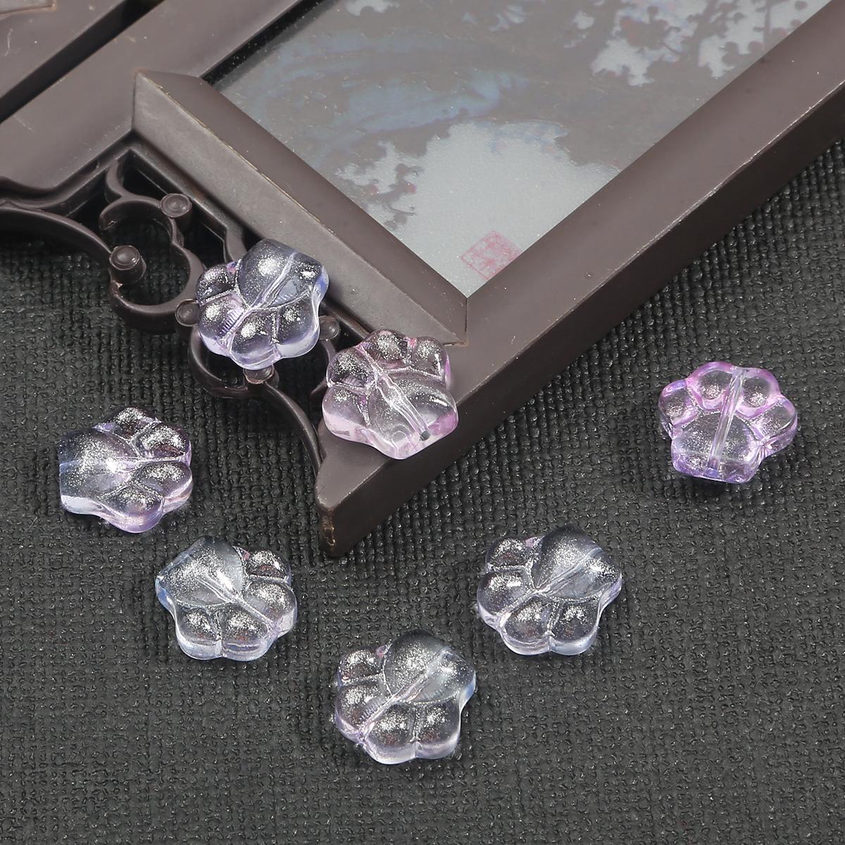 

10 шт. 13*14 мм кристалл кошачья лапа аксессуары красочный градиентный стеклянный кулон для изготовления ювелирных изделий DIY очаровательные украшения 13*14mm 10pcs