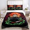 3pcs Horror Knife Duvet Cover Set, 1 Duvet Cover + 2 Pillowcases (No Insert), High-Definition Print, Home & Dorm Set Yy251208059