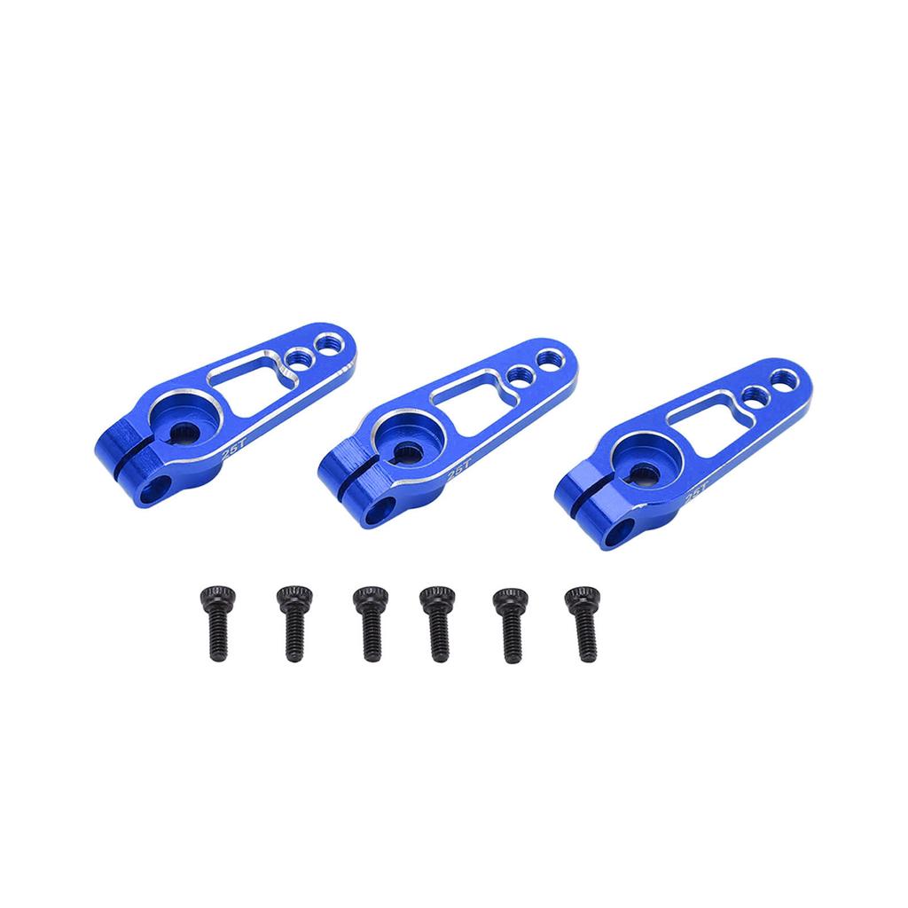 3pcsCelsiusset 25T Steering Servo Arms for 1Celsius10 Remote Control Car Aluminum Alloy Servo Arm