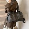 2026 New Lage Capacity Women's Tote Bag Vintage Luxury Designer Female Shoulder Bag High Quality PU Leather Crossbody Bag
