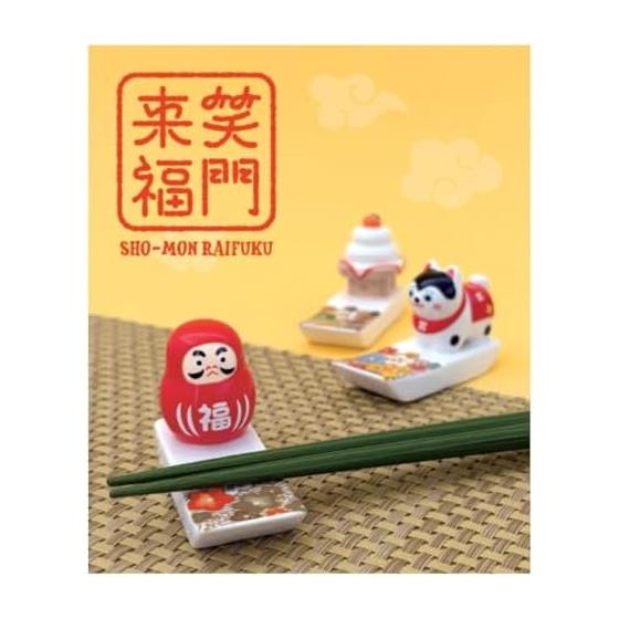 DECORE CORPORATION Raifuku Chopstick Rest, Beckoning Cat MG-29332