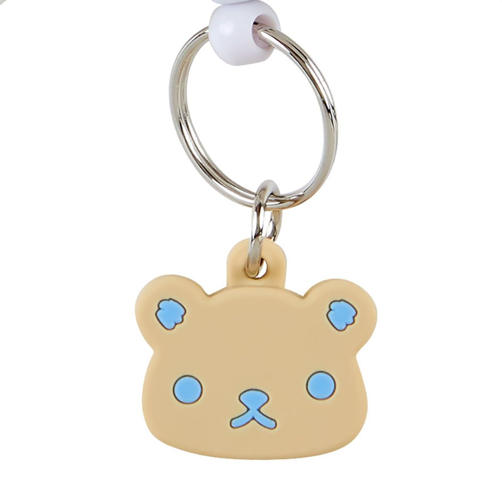 Sanrio Cinnamoroll Retractable Keychain Key Mascot x x Character Item 168777 Face-Shaped (12.5 7.5 1.8 cm) No.