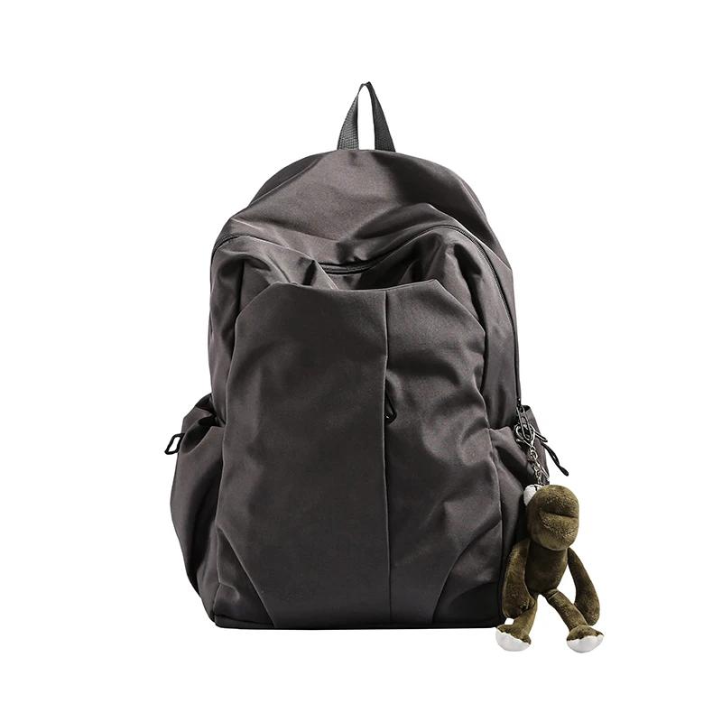 Nylon-Rucksack mit mehreren Taschen  praktischer Rucksack  Partnerlook  hohes Fassungsvermögen  schlicht  vielseitig  Persönlichkeit  neu