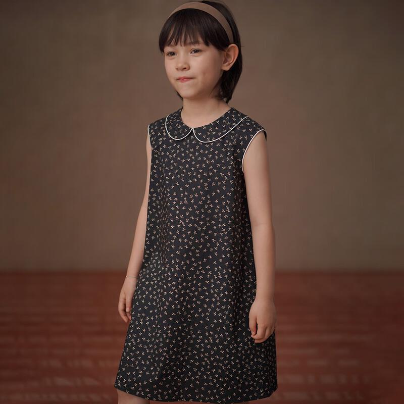 

Летнее хлопковое платье без рукавов в цветочек для девочек Hacikis 120