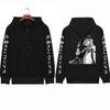 AnimeNakahara Chuuya Bungo Stray Dogs Zipper Hoodies Manga Graphic Oversized Sweatshirts Men Gift Thick Warm Zip-up Jacket Coats