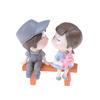 3Pcs/Set Lovers Miniature Landscape Ornaments Garden Bonsai Dollhouse Decoration