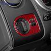 For Seat Ibiza 6j 2009 2010 2011 2012 2013 2014 Real Soft Carbon Fiber Sticker LHD RHD Car Headlight Switch Frame Interior Trim