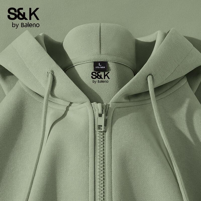 Baleno Men's S&K Series Hooded Cardigan Sweatshirt