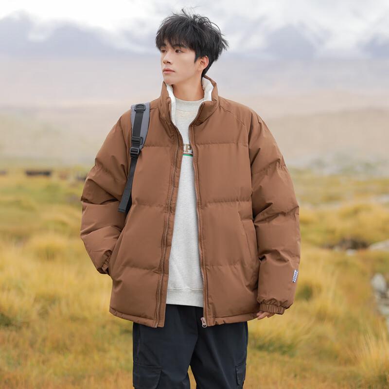 Wassup Sohot Men's Lamb Fleece Lined Puffer Jacket