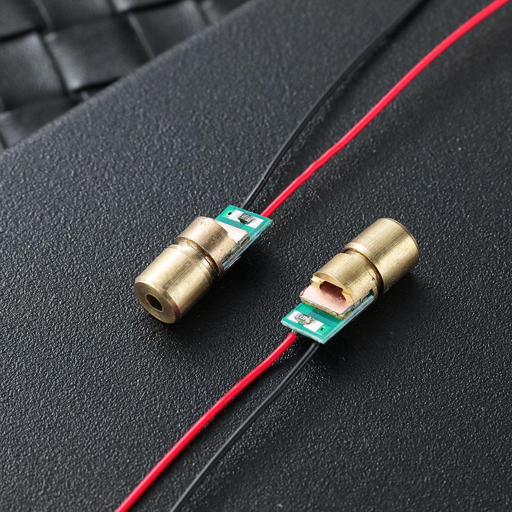 Mini Red Sight 5 million watt Laser diodes Dot Diode Module Adjustable Lasers 650nm 6mm 3V