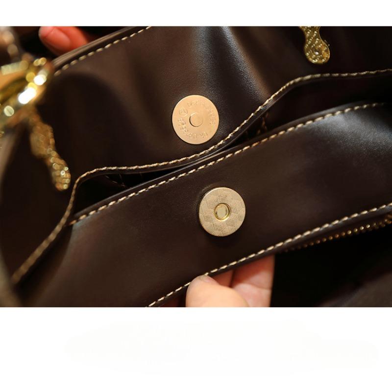VEZFAA Damentaschen Neue Beliebte Mode Vielseitige Schulter-Umhängetasche Damen Große Kapazität Temperament Handtaschen Damen