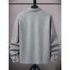 2026 New Men's Woolen Jacket, Solid Color Coat with Turn-down Collar and Buttons, Casual Overcoat
