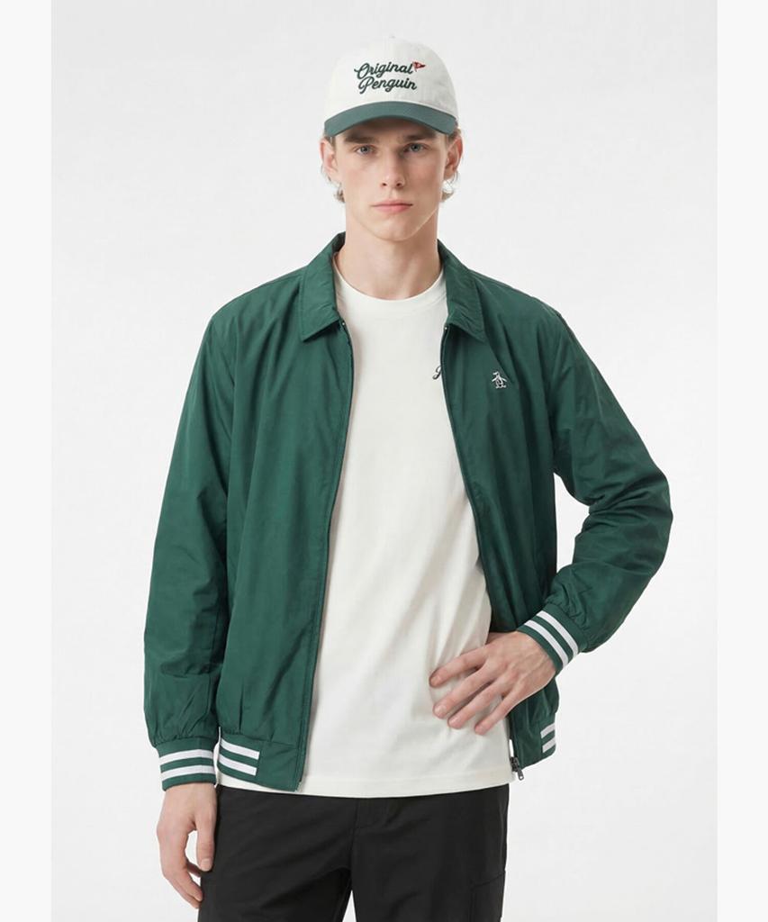 Penguin By Munsingwear Men'S Coach Jacket Deep Green Mr121Pjp32