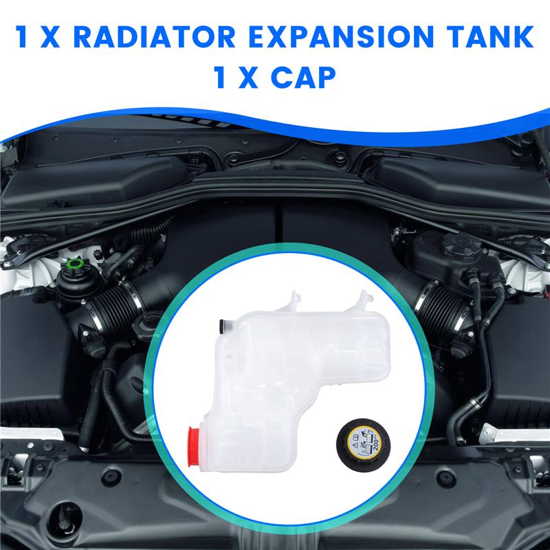 Durable-LR034654 Radiator Coolant Overflow Container For Land Range Rover 13- RR Sport 14- Expansion Tank With Sensor With Lid