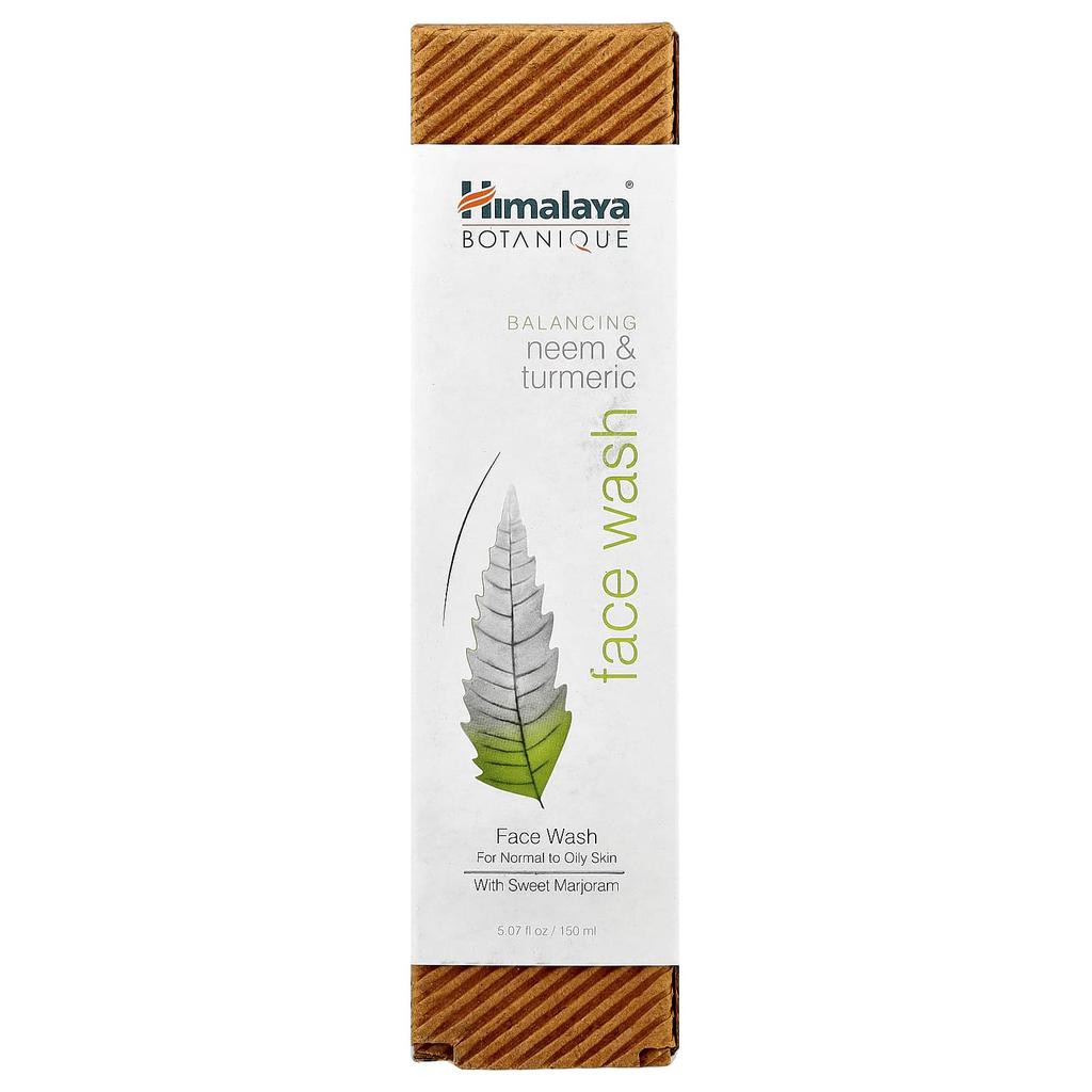 Botanique, Turmeric & Turmeric Face Wash, 5.07 Fl Oz (150Ml)
