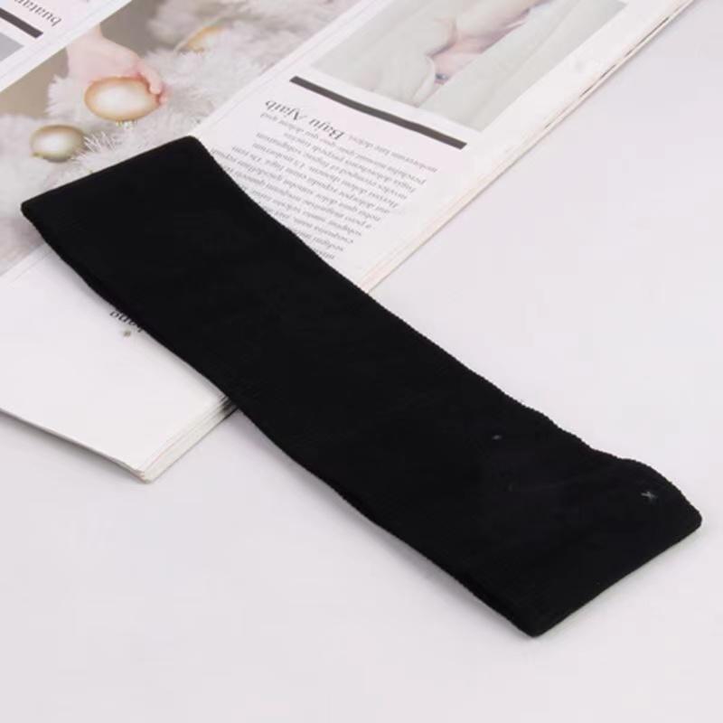 

Эластичные однотонные повязки для волос для женщин и мужчин, повязка на голову для бега, фитнеса, спорта, йоги, повязки на голову для девочек, аксессуары one size чёрный