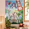 Higurashi When They Cry Cartoon Tapestry Art SciFi Living Room Home Decor Wall Hanging for Bedroom Dorm Wall Design