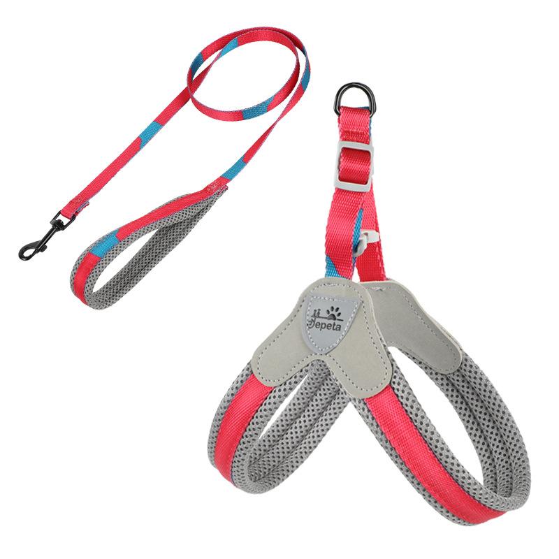 New leash pet leash dog leash vest type dog chest strap walking dog pet supplies