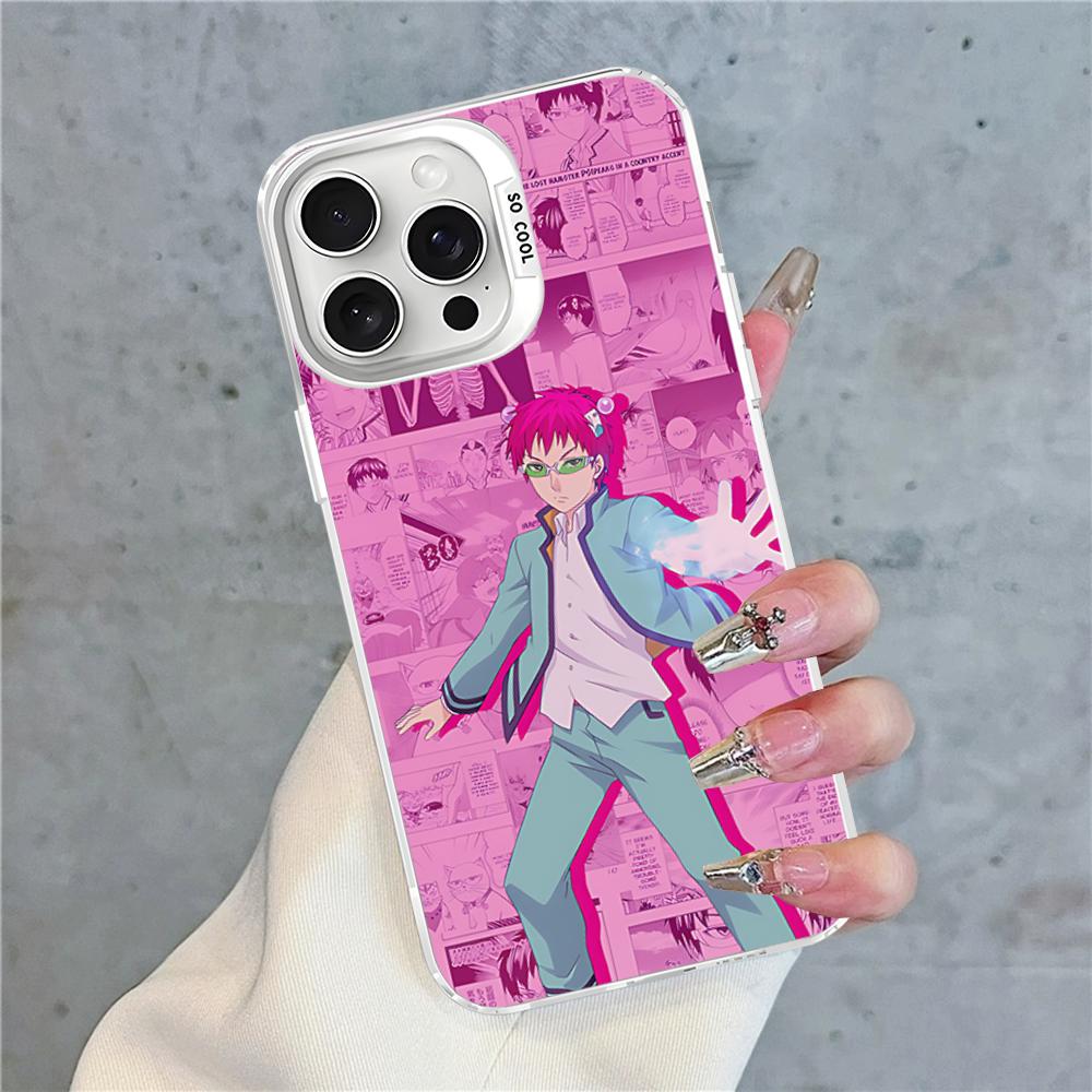 Saiki Kusuo No Psi Nan Phone Case For IPhone 16 15 14 13 12 11 Pro Max X XR XSMAX 8 7 Plus Matte Shockproof Back Cover
