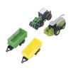 Kids Farm Tractor Toy Set Pull Back Realistic Scale Flexible Joints Toddlers Tractor Vehicle