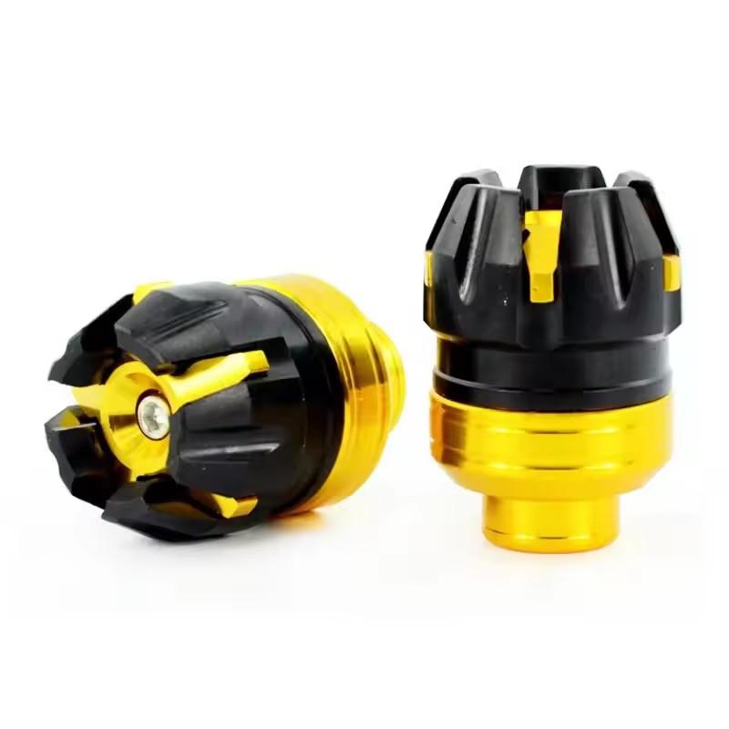 2 PCS  Motorcycle Front and Rear Wheel Crash Protectors Cups Anti-fall Frame Slider Aluminum Modification Motorcycle Accessories