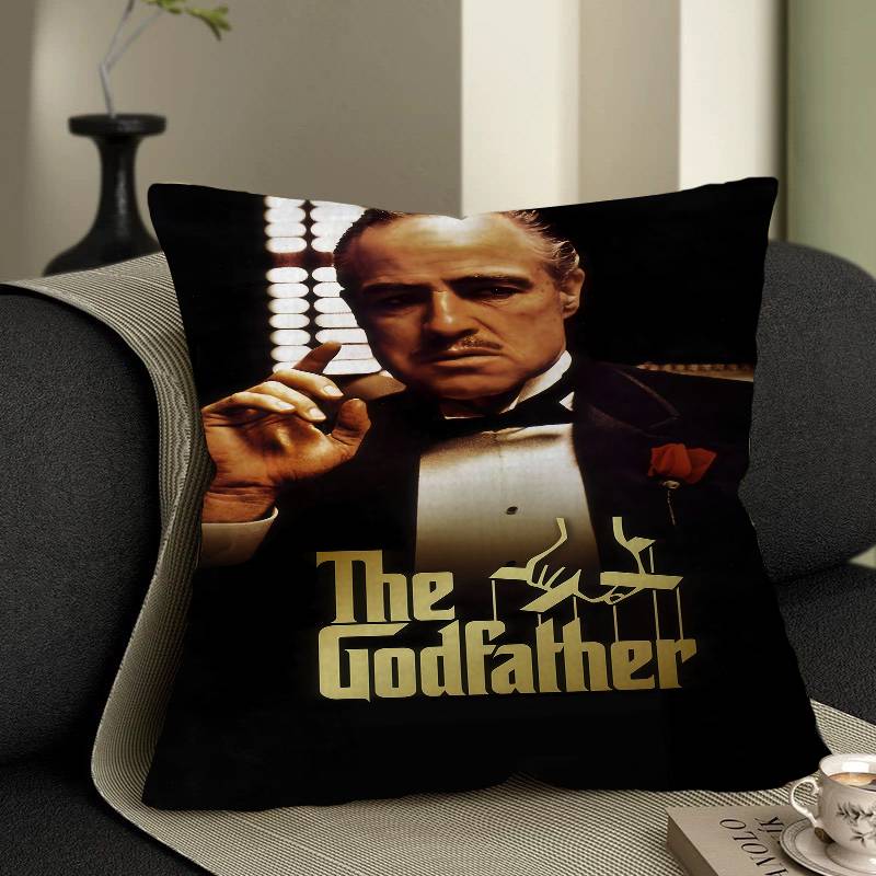 Classic Movie Gangsters The Godfather Personalized Picture Text Home Decorative Pillows Household Gifts 45X45Cm
