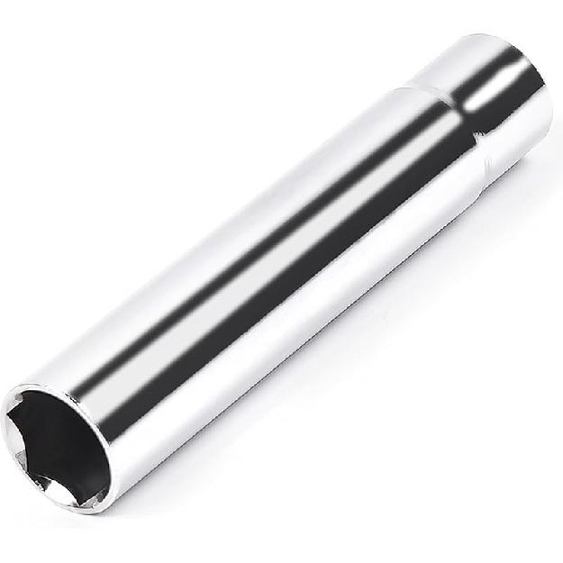 MIKKUPPA Spiked Lug Nuts Key - Soild Socket With 19Mm Hex, Universal Spike Lug Nuts Socket Key Replacement Tool For M14X1.5, M14X2.0, 9/16-18, Hexagon Spike Lug Nuts So