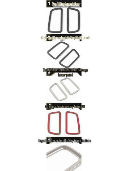 2020 K5 KaiKu Upper Air Outlet Frame & Center Console AC Sequin Sticker