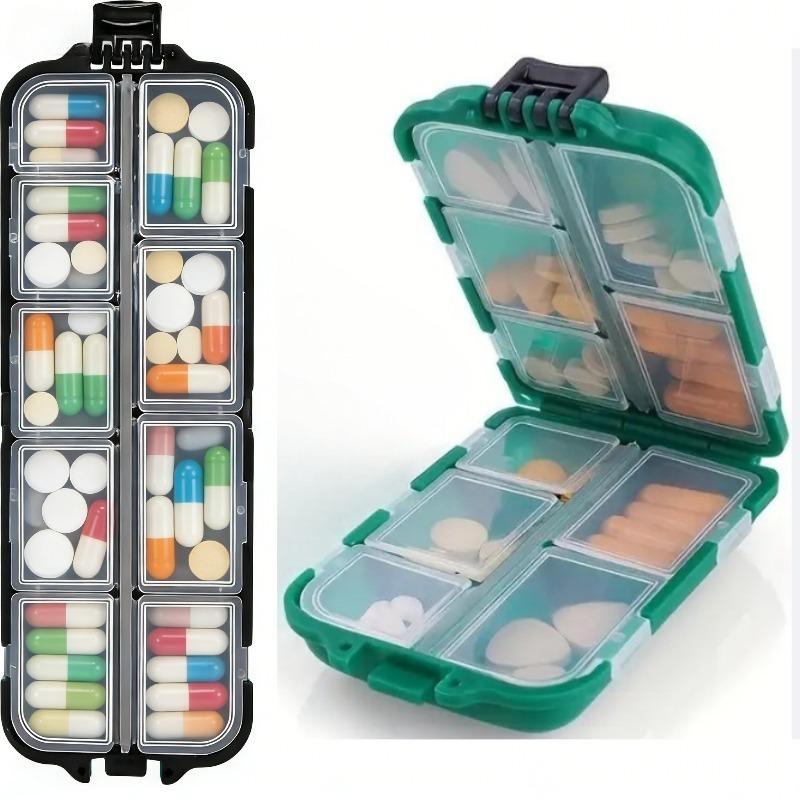 Portable Pill Organizer - Moisture-proof Travel Pill Case, Tablet and Storage Container, Can Hold Various Sizes of Pills,for Travel and Household