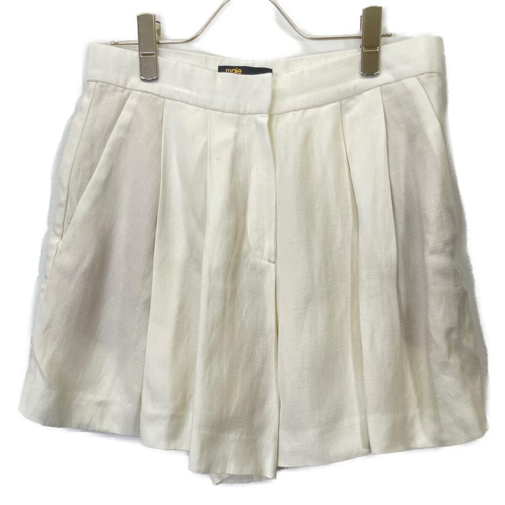 Maje White Flowing Shorts Bottoms 38 whiteUsed