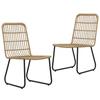 Day and Night - Day and Night Garden Chairs 2 Units Oak-colored Synthetic Rattan