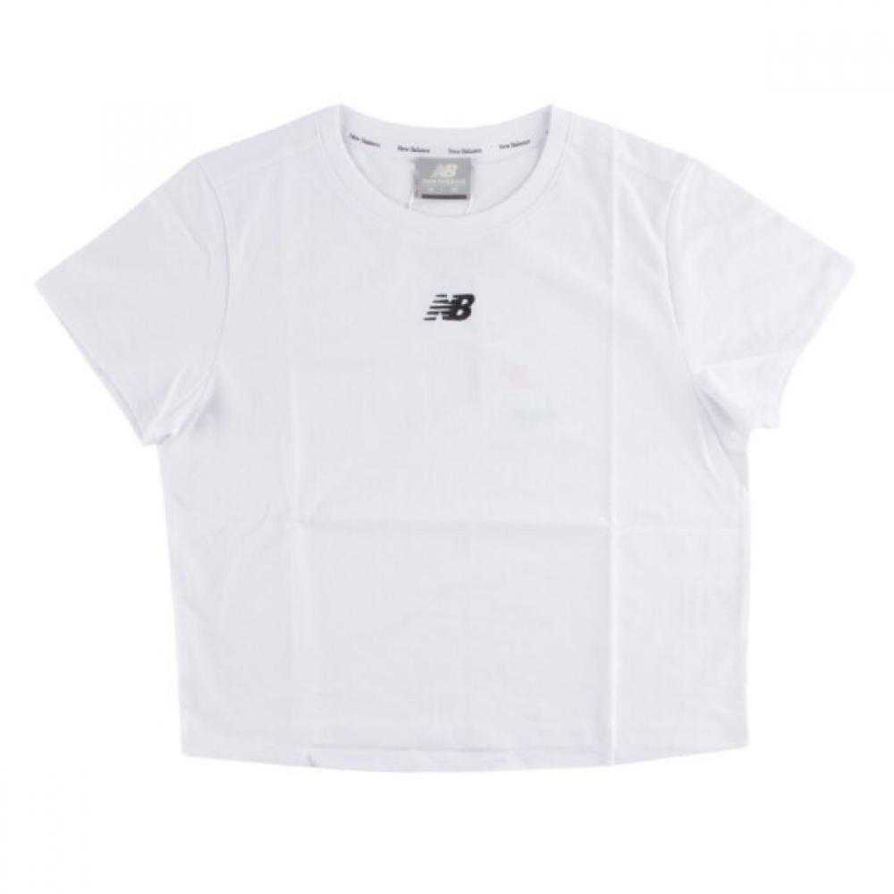 

NeW Balance Half Club W Essential Center Logo Short Sleeve Tee Slim Fit nbnee2W402 10 (10)White/85