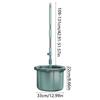 Self-separating Rotary Mop and Bucket Set Extended Handle Hand-Free Spin Floor Cleaner Tool Save Space Self Wringing
