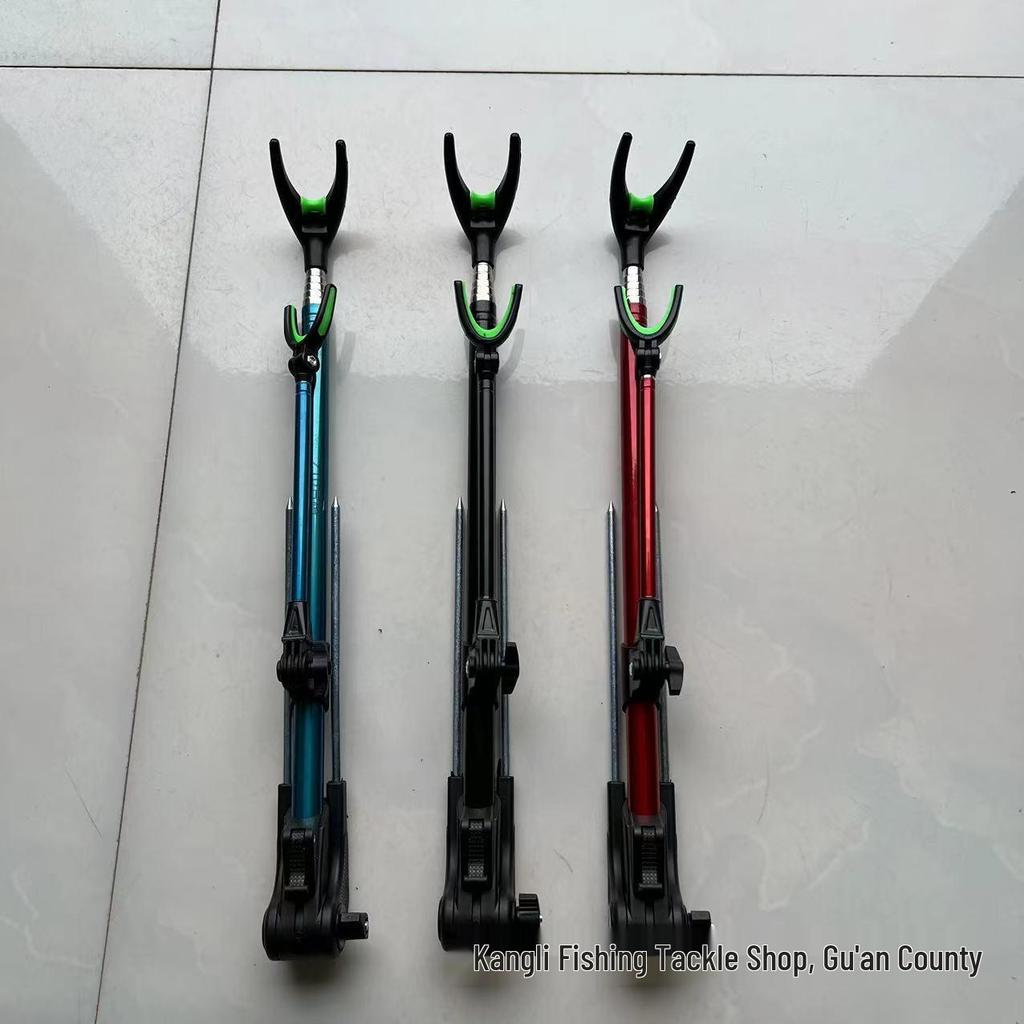 Stainless Steel Fishing Rod Holder - Thickened Colored Ground Insert Stand
