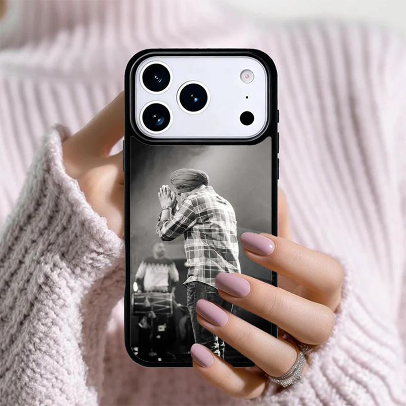 

Hot Sidhu Moosewala funda Phone Case For iPhone 17 16 Pro Max 15 14 Pro 11 12 13 XR XS 6 7 8 Plus Shockproof Silicone Cover iPhone 8