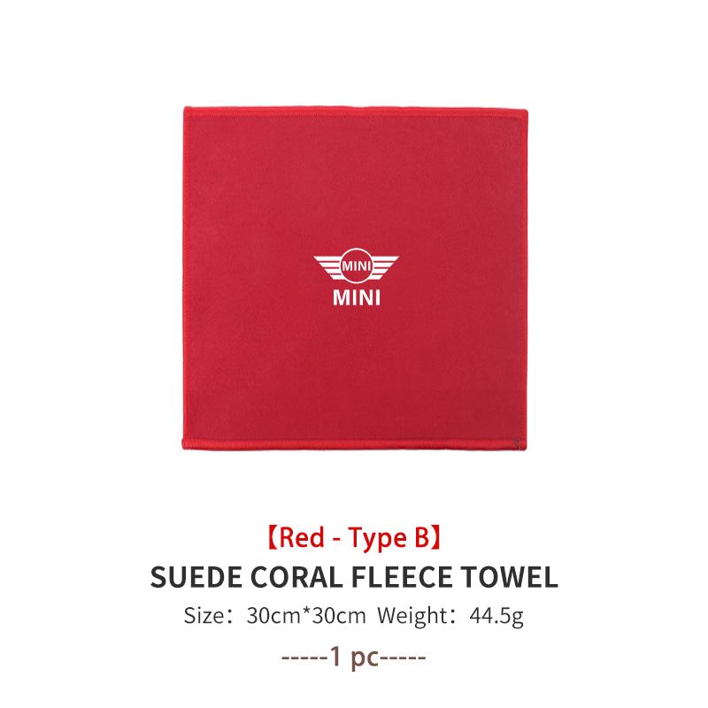 

Absorbent Car Towel Coral Velvet Car Cleaning Cloth Accessories For MINI Cooper One S JCW Countryman R56 R50 R53 R55 F56 F55