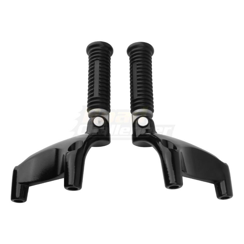 Motorcycle Footrest Black Rest Pedal Passenger Foot Pegs For Harley Sportster Iron 883 1200 XL 48 72 Super Low 2004-2013