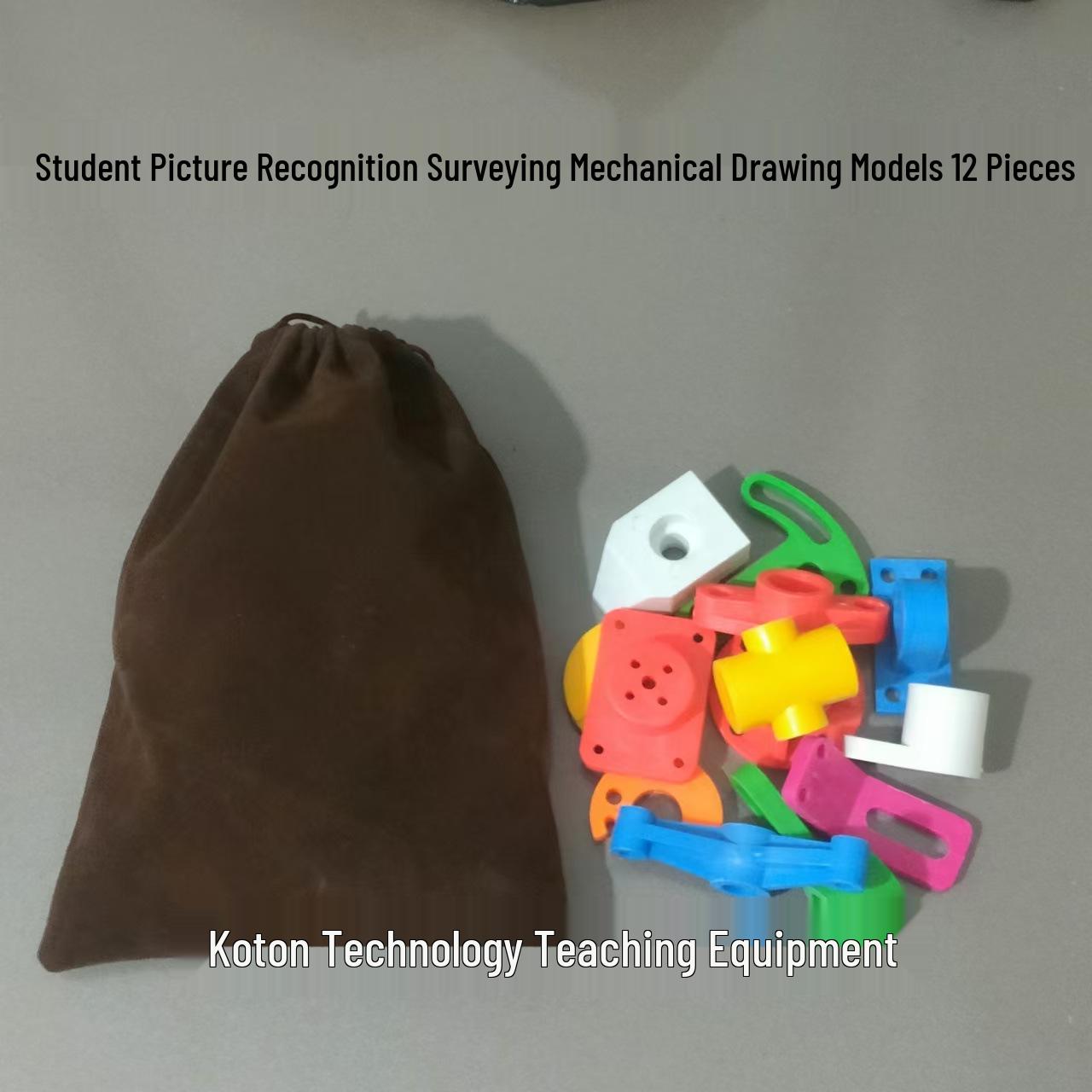 55-Piece Mechanical Drawing and Surveying Model for High School Students