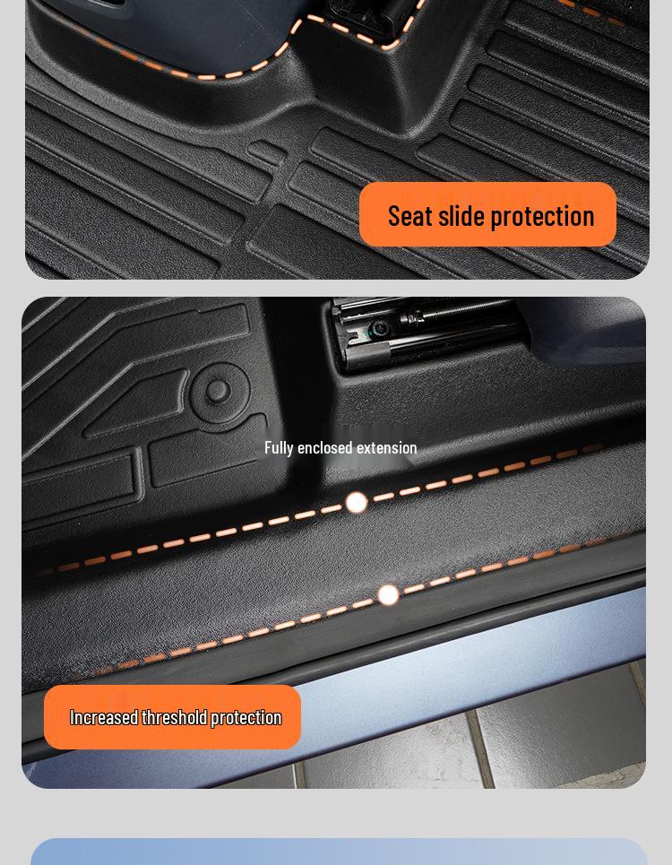 BYD Sea Lion 06EV Floor Mats, Full Coverage TPE for 2025 Model, Custom Car Accessories