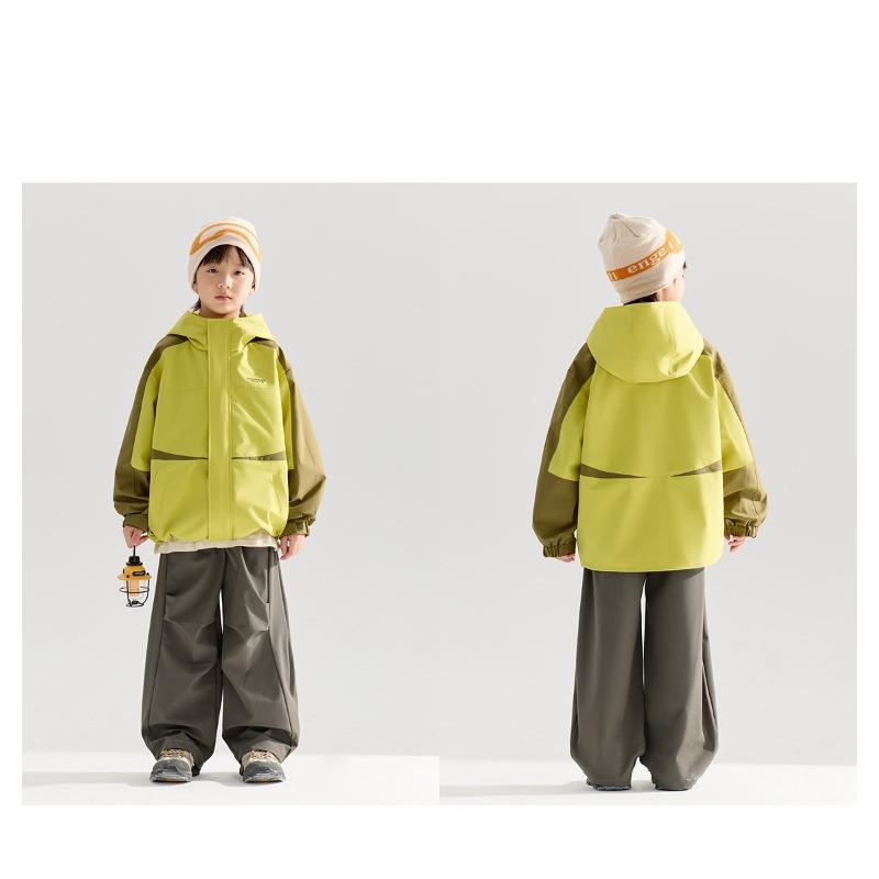 Boys Casual Straight Leg Waterproof Pants For Big Kids Spring Autumn