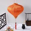 12 inches Vietnamese Lantern Oval Paper Party Decortion Oval New Year Lantern Birthday Lantern Fabric 3D an Style