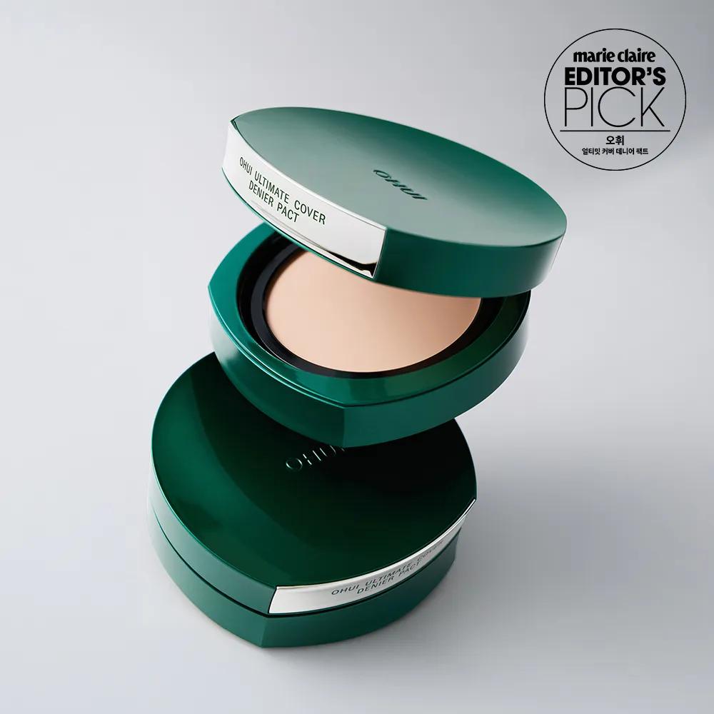 O HUI Ultimate Cover Denier Pact Set (Pact+Refill) (2 Shades)
