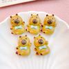 10Pcs New Cute Cartoon Gray Bear Series Flat Back Ornament Jewelry Bows Accessories