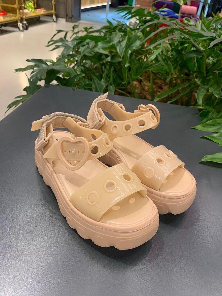 2025 Melissa Women's Thick Sole Jelly Sandals - Brazilian Summer Platform Shoes