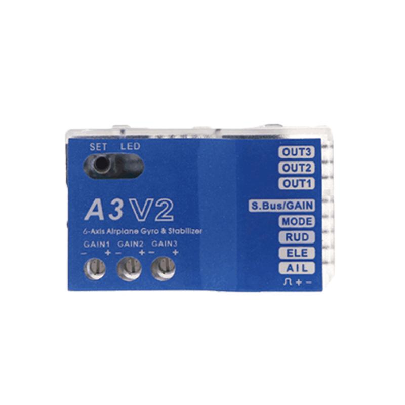 A3 V2 3 Axis Gyro Flight Controller Stabilizer for RC Airplane Fixed-wing Copter