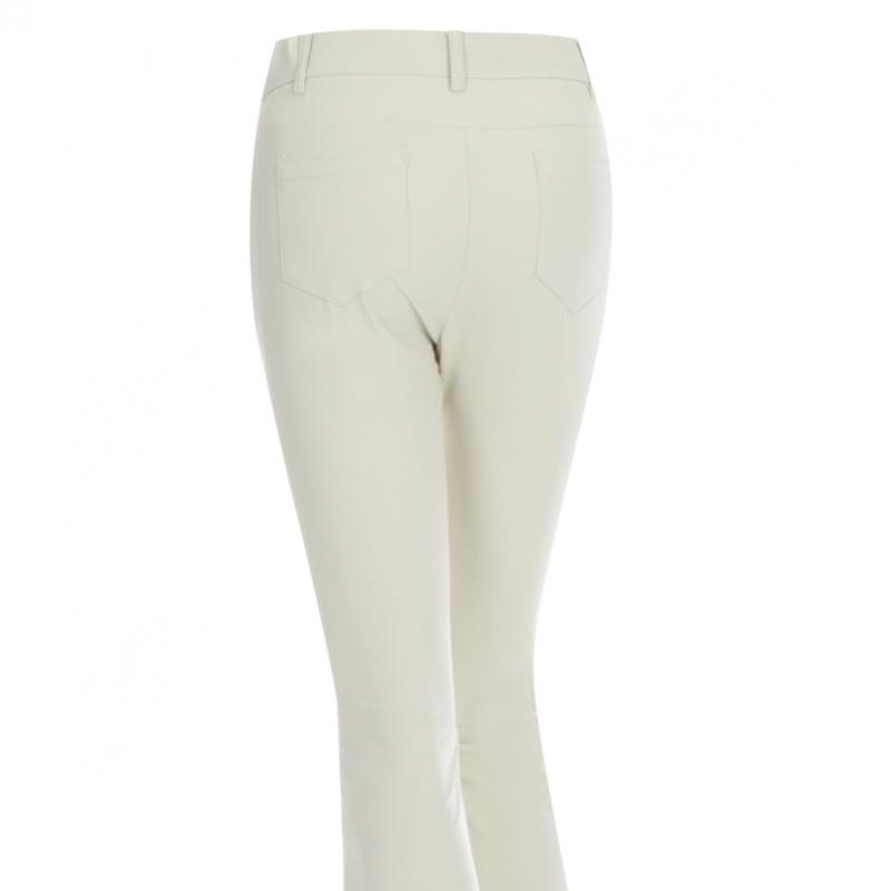 Shop   Women Golf Wear Slit Straight Pants Beige Sh Wpt 703