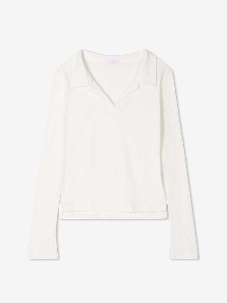 Geullancheuaengeullou Mellow Pop Collared Top