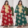 Middle East Indonesia Dubai Lace Dress Embroidered