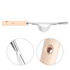 2PCS Silver Weed Puller Tool Multifunction Hand Weeder Fork Durable Garden Weeding Tool