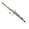 Flute C-tone Silver-plated 16-hole Closed Key Flute with Accessories